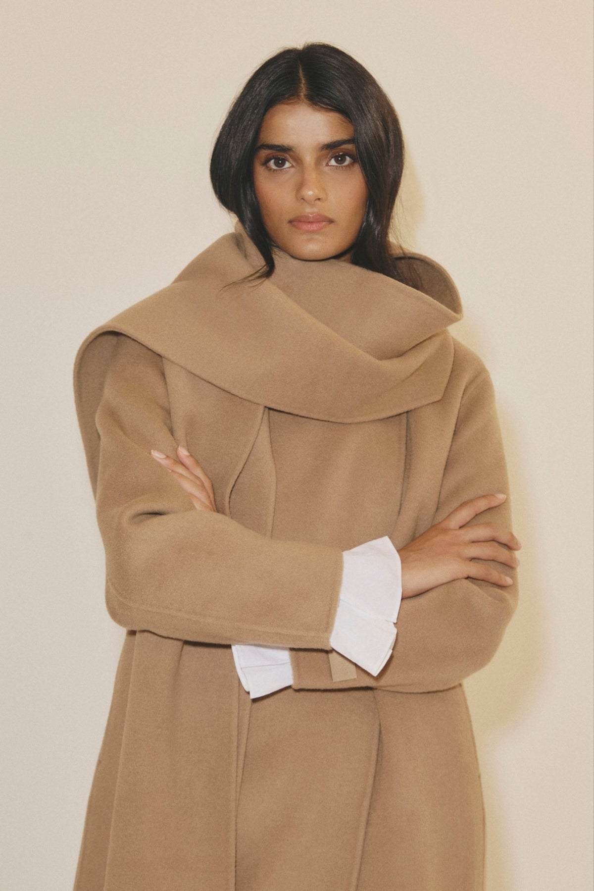 Abrigo SELMA Camel - BIMANI