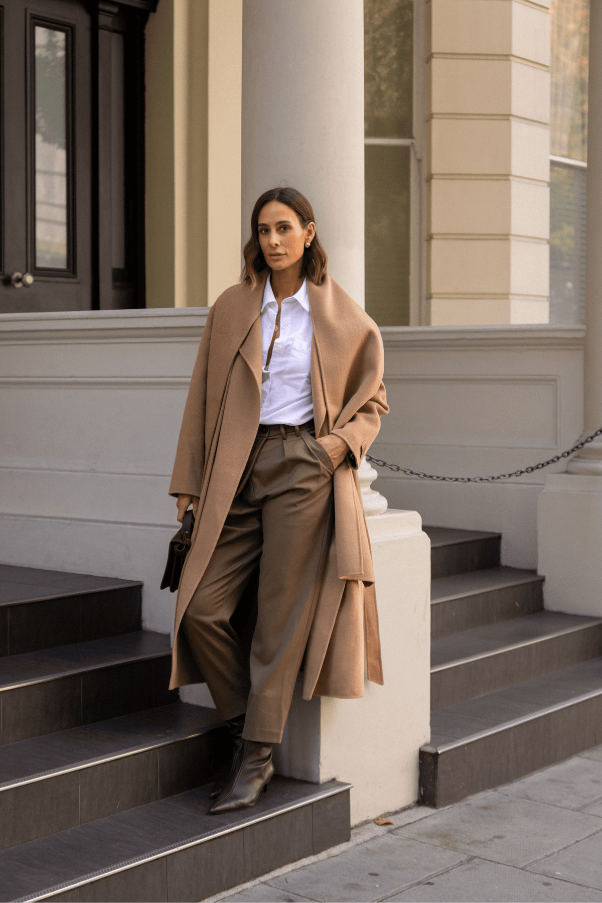 Abrigo SELMA Camel - BIMANI