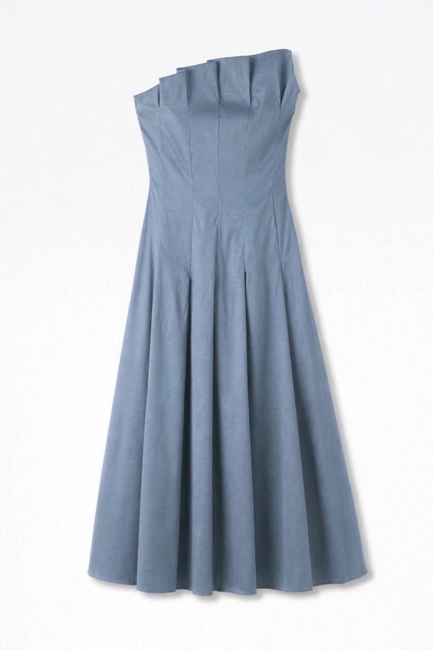 Vestido CORDELIA Azul Laguna - BIMANI