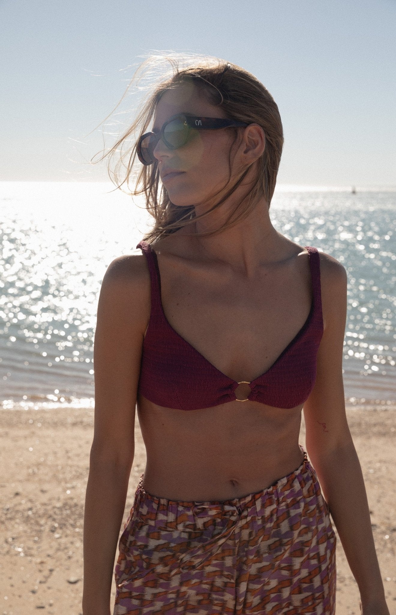 Bermuda SAONA Estampado Teja - BIMANI