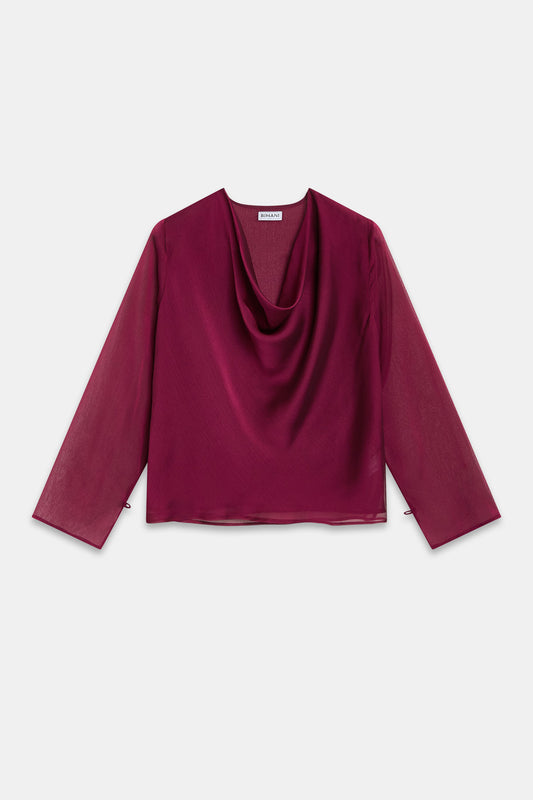 Blusa HELIANE Cereza Árida