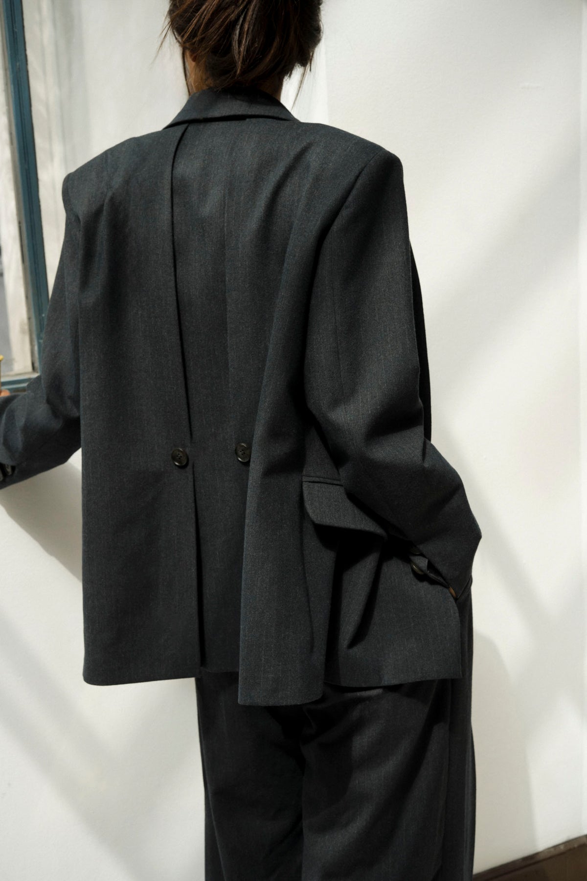 Blazer QUINN Rayas Azul