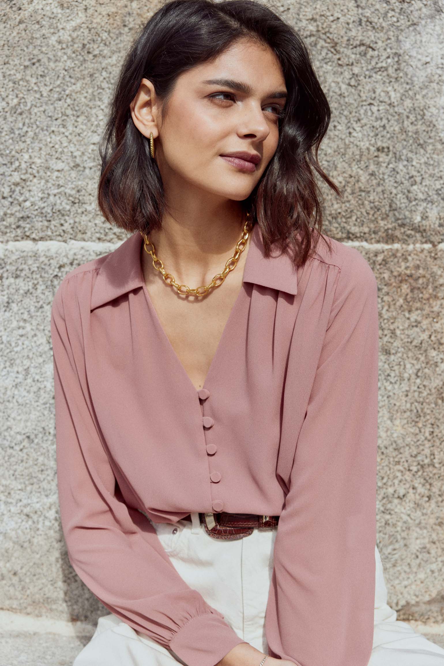 Blusa ADAME Nude
