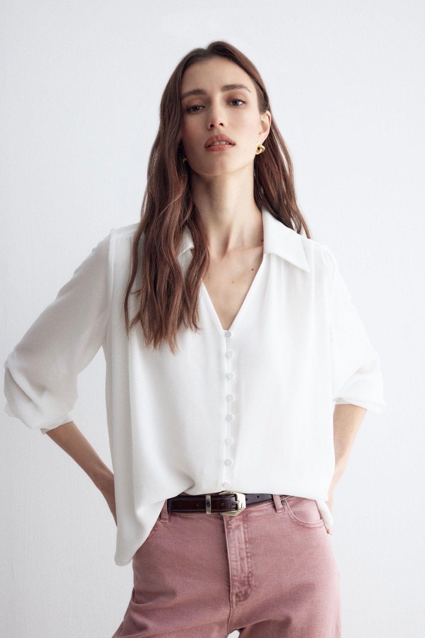 Blusa ADAME White - BIMANI