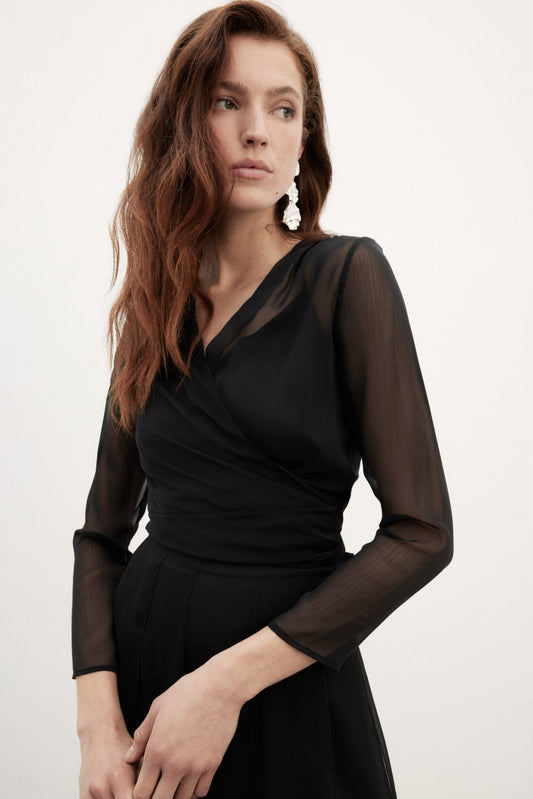 Blusa ÁMBAR Black - BIMANI