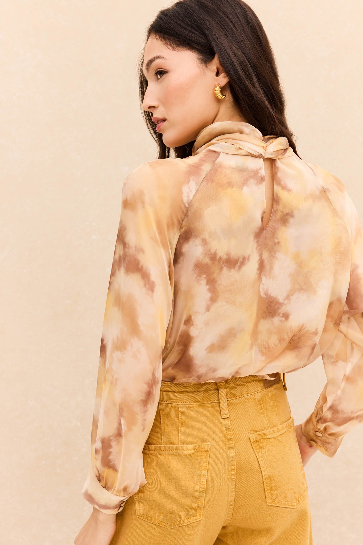 Blusa AMIEL Estampado Caliza - BIMANI