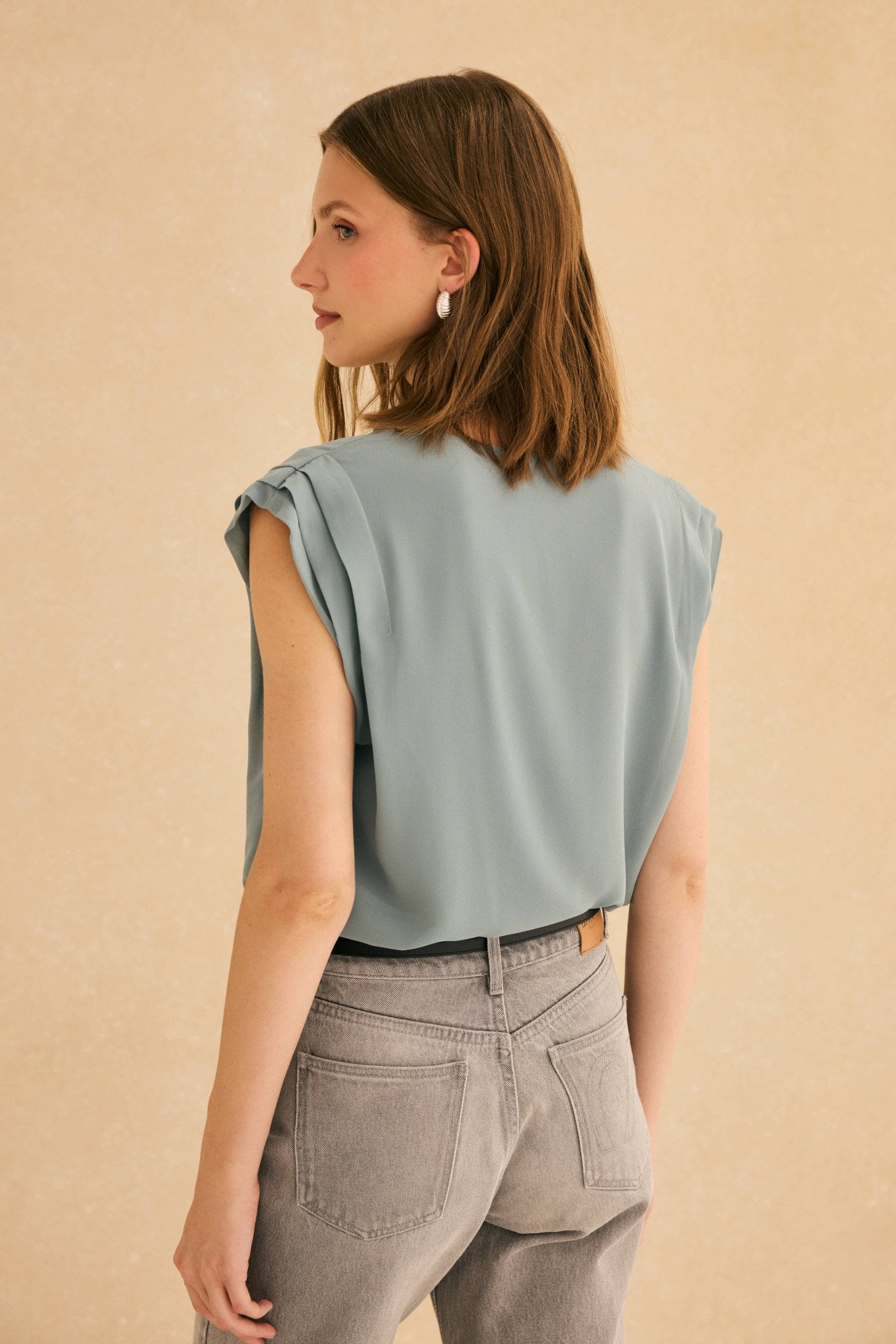 Blusa ANKARA Azul Atlántico - BIMANI