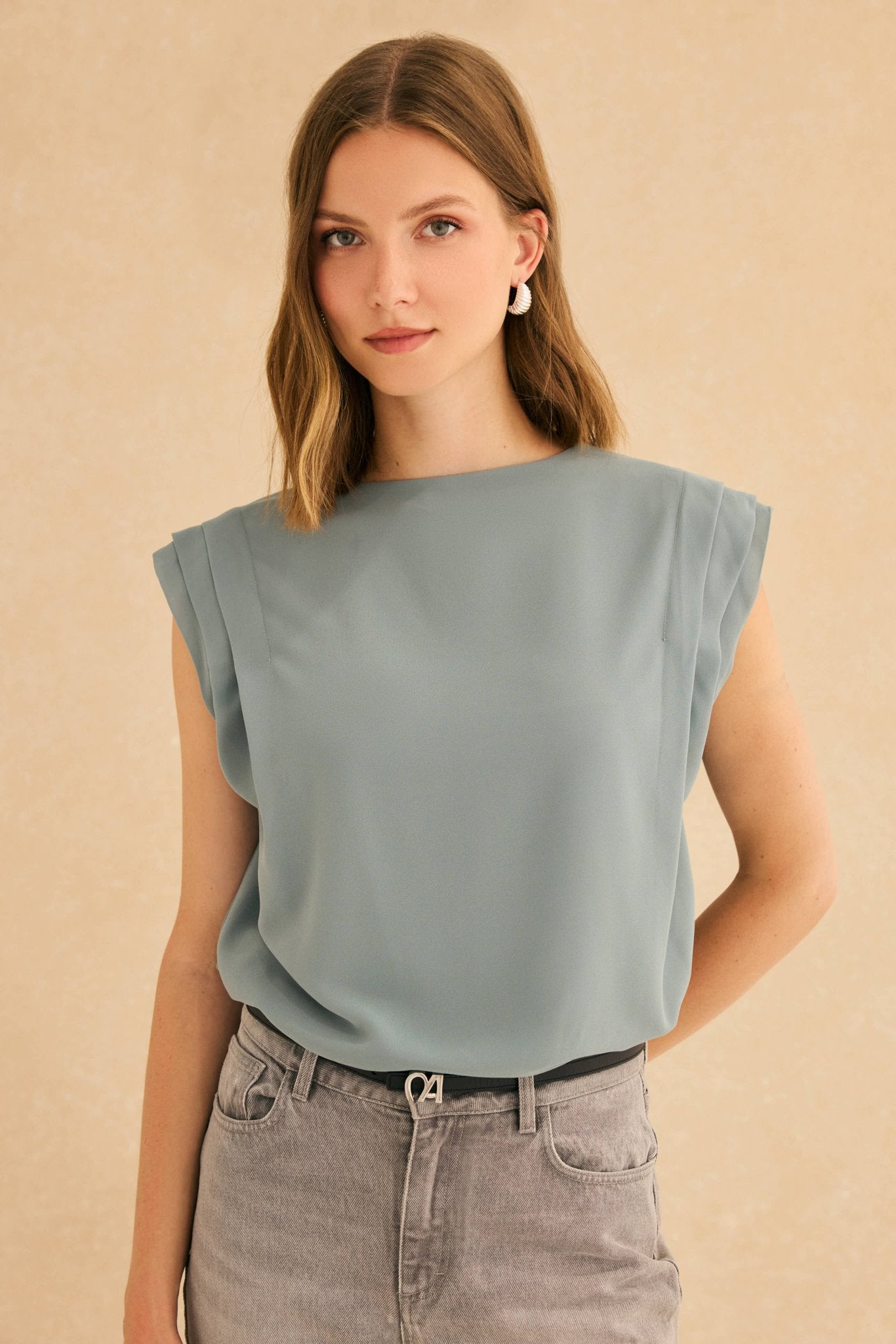 Blusa ANKARA Azul Atlántico - BIMANI