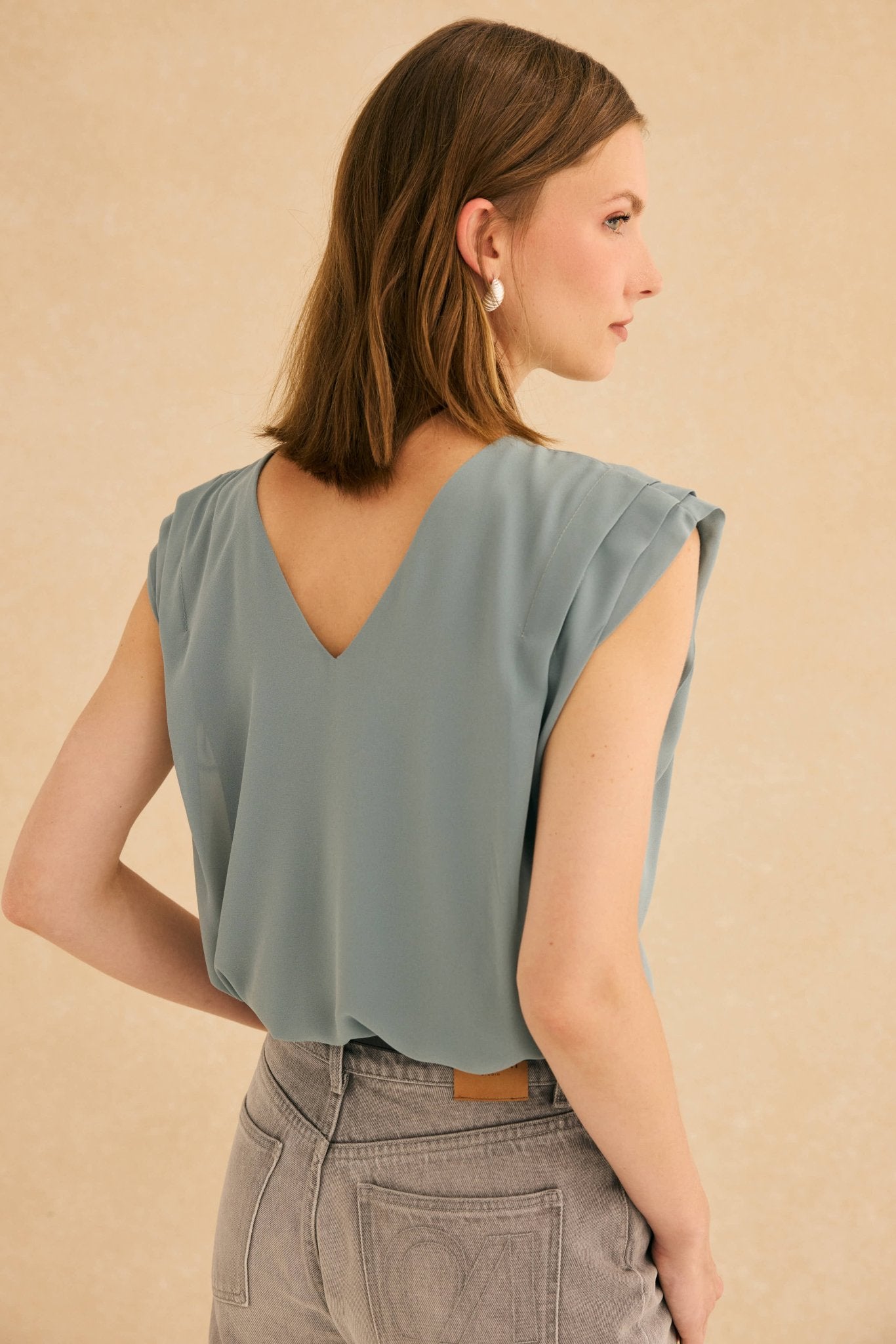 Blusa ANKARA Azul Atlántico - BIMANI