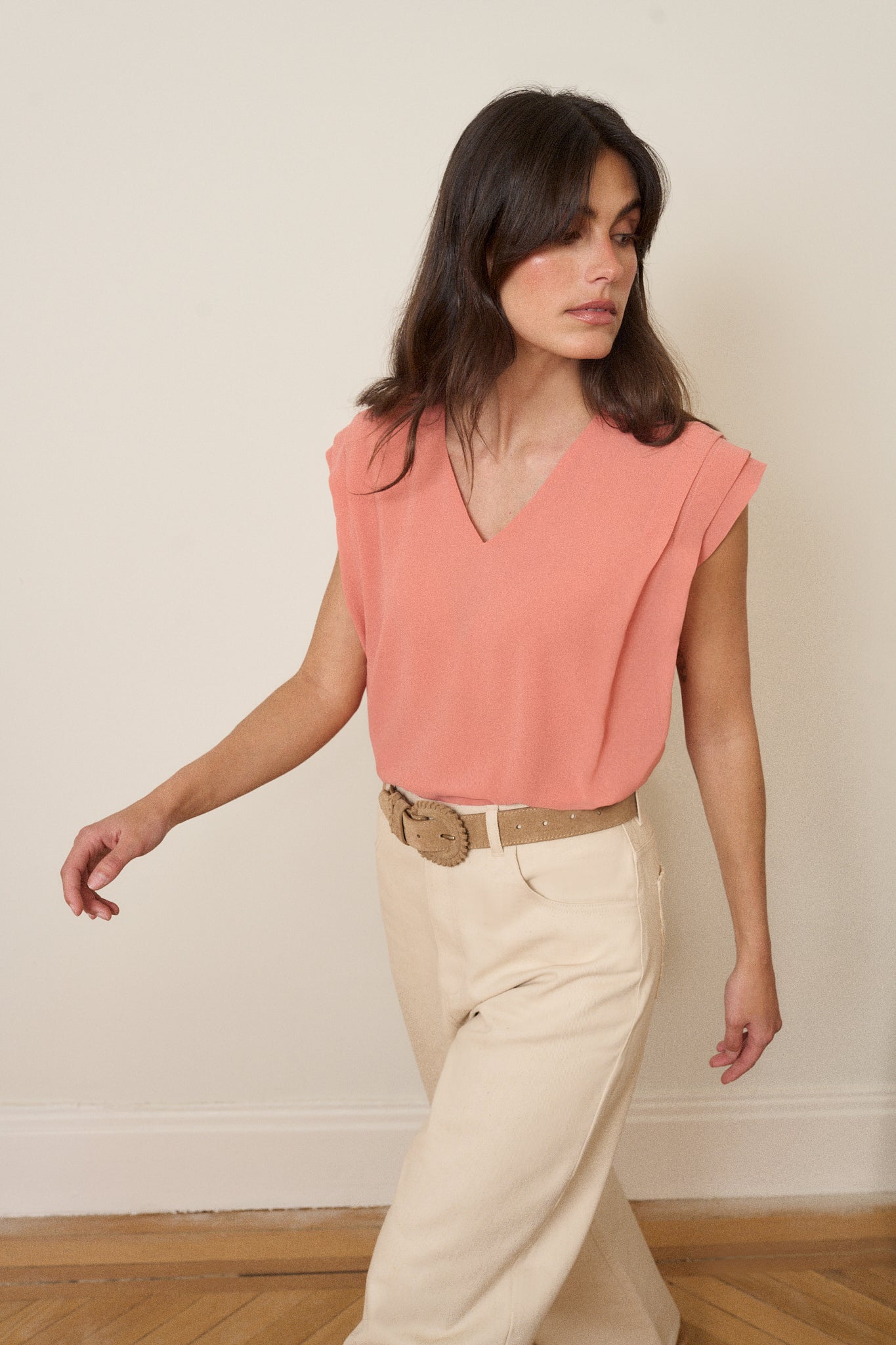 Cinturón LENA Camel - BIMANI