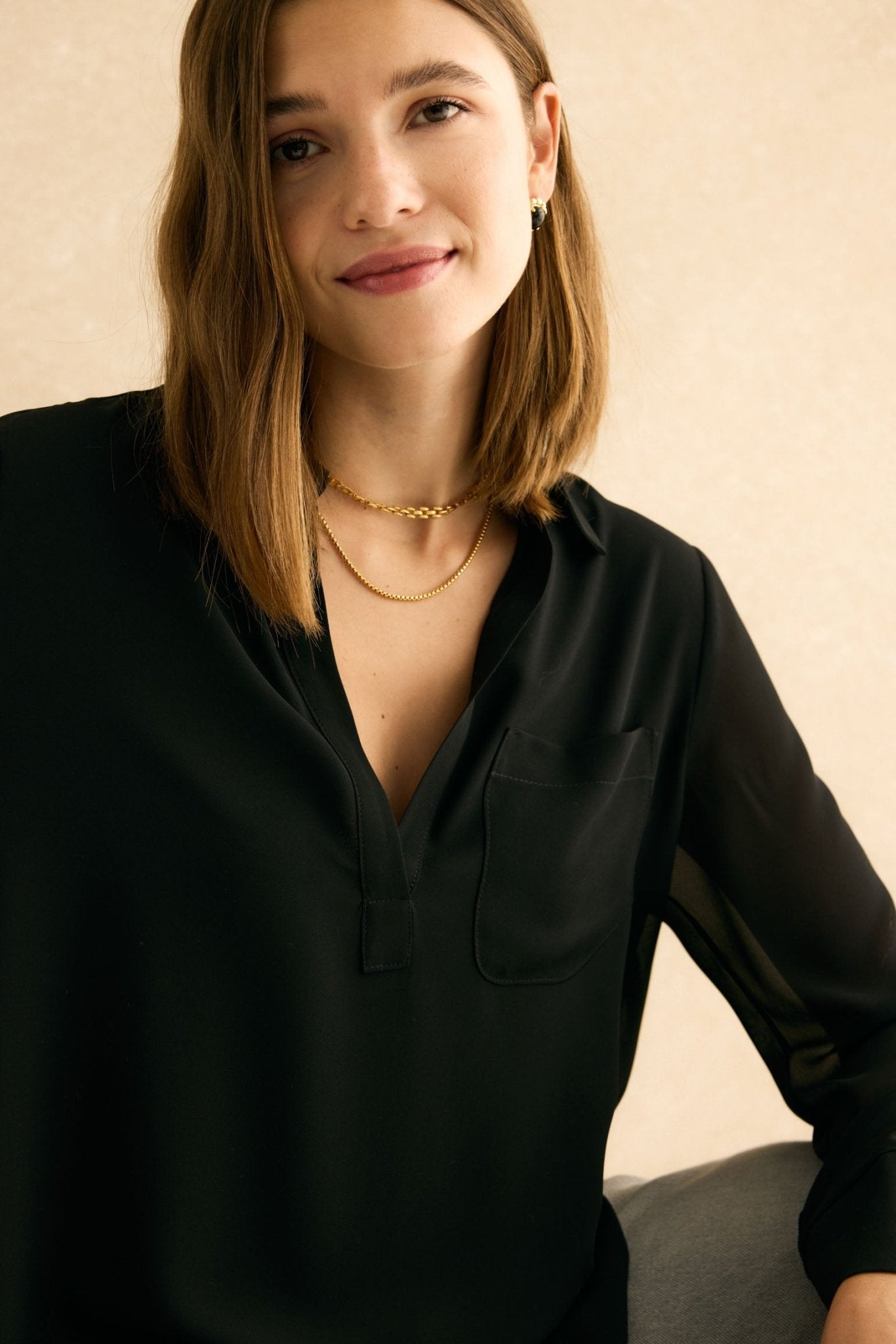 Blusa ARENA Negro Magnético - BIMANI