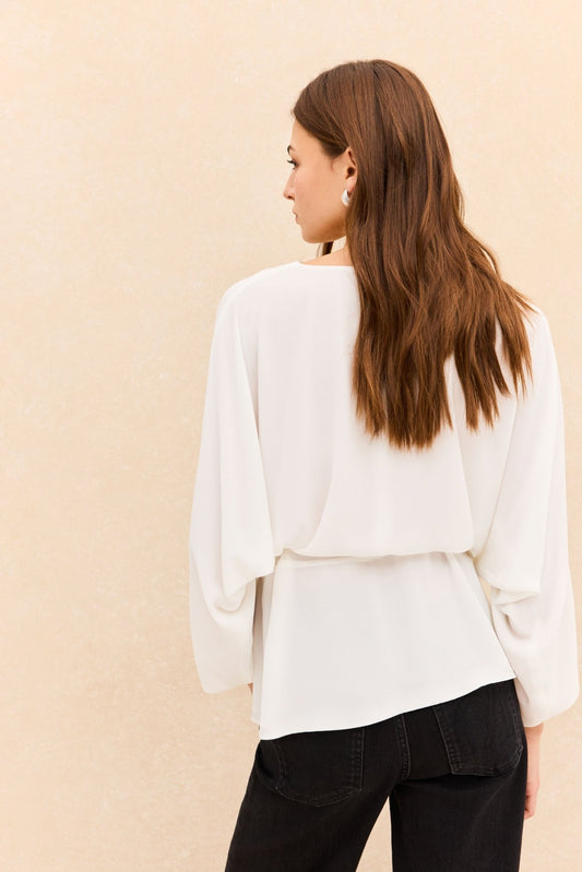 Blusa ARIELLE Blanco Eterno - BIMANI