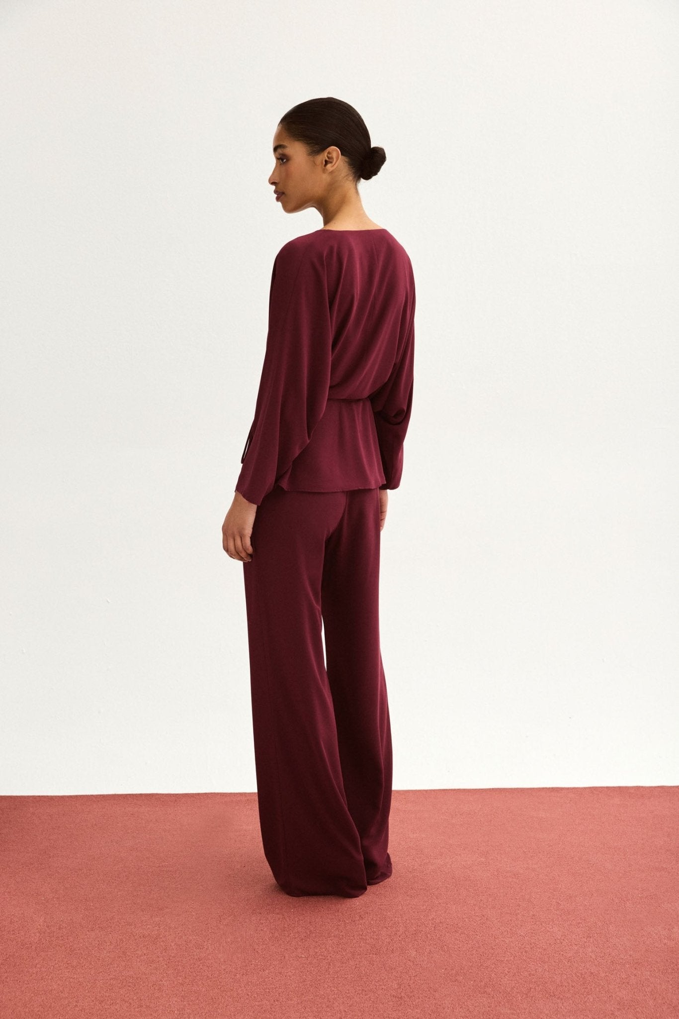 Blusa ARIELLE Burdeos Monastrell - BIMANI