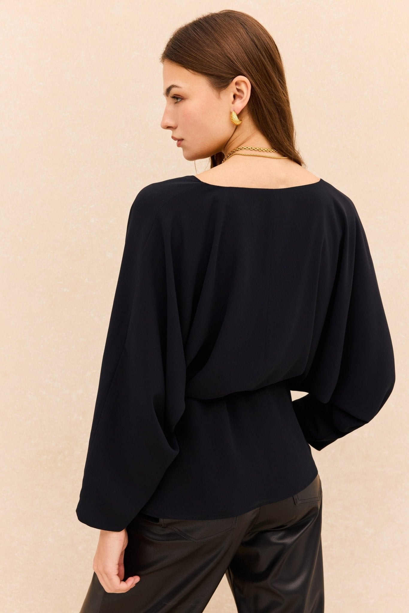 Blusa ARIELLE Negro Magnético - BIMANI