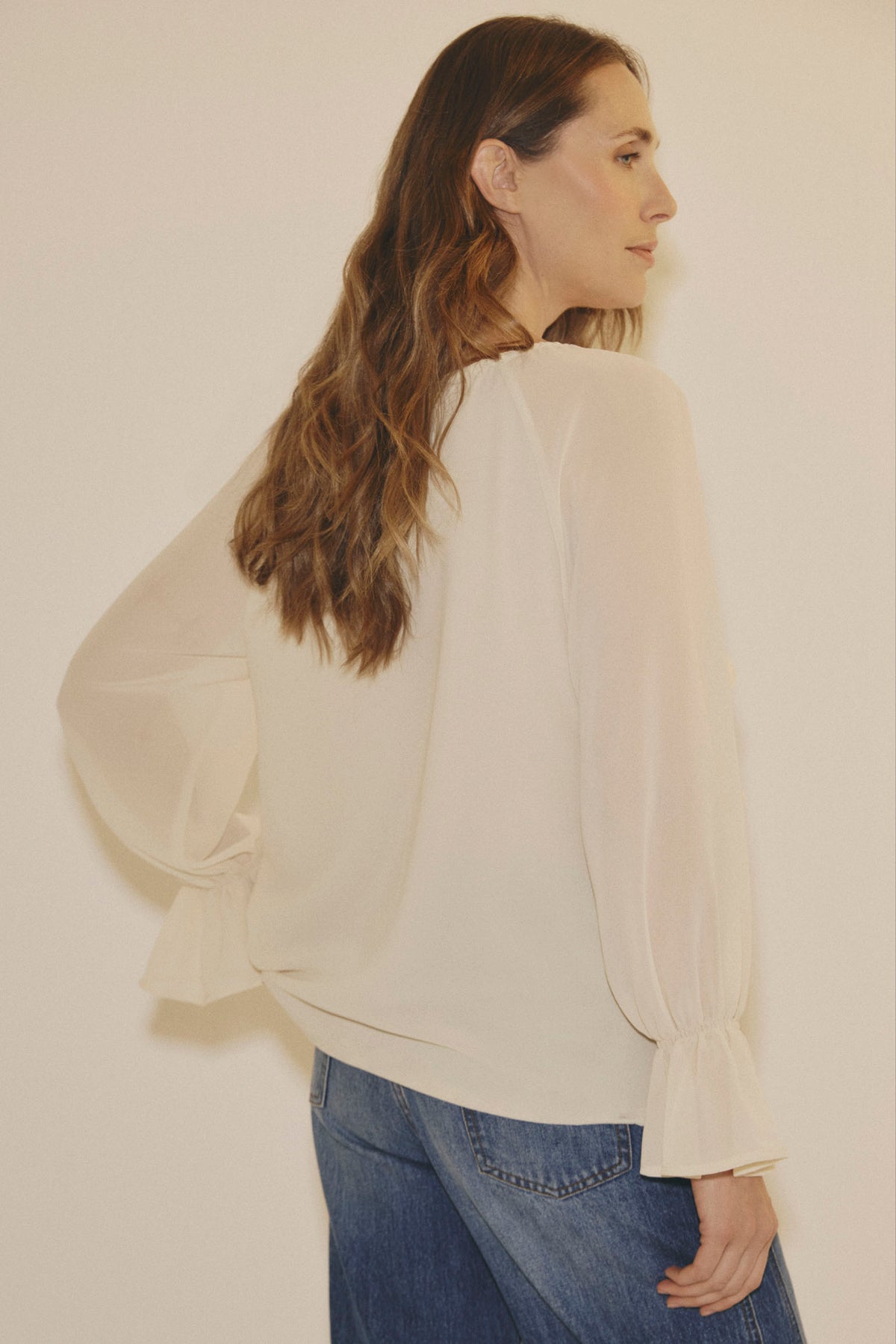 Blusa ARUNA Beige Caliza
