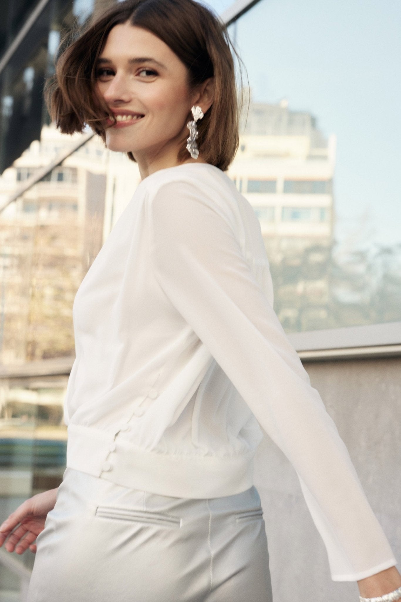 Blusa ATRANI White - BIMANI