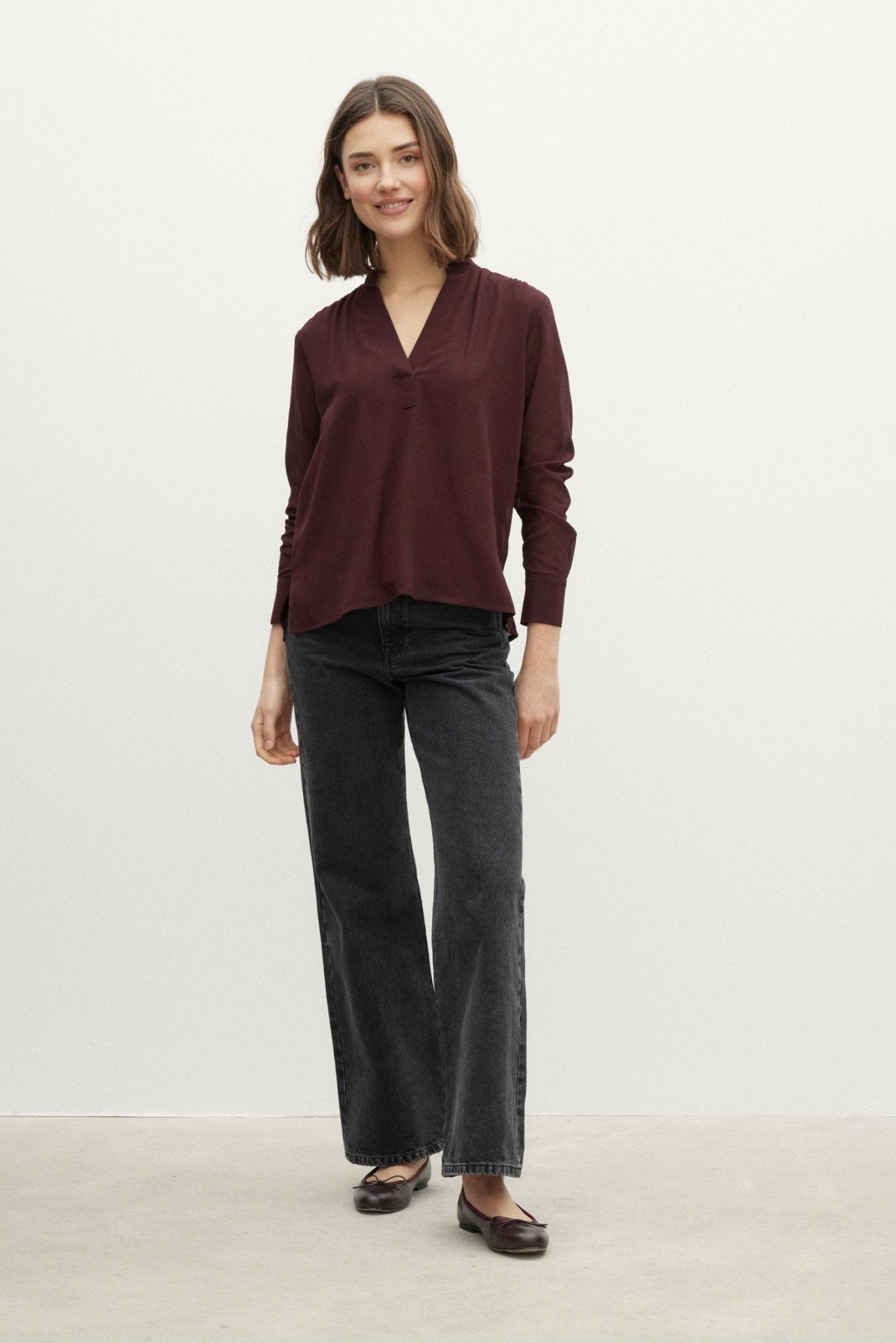 Blusa AVANI Burgundy - BIMANI