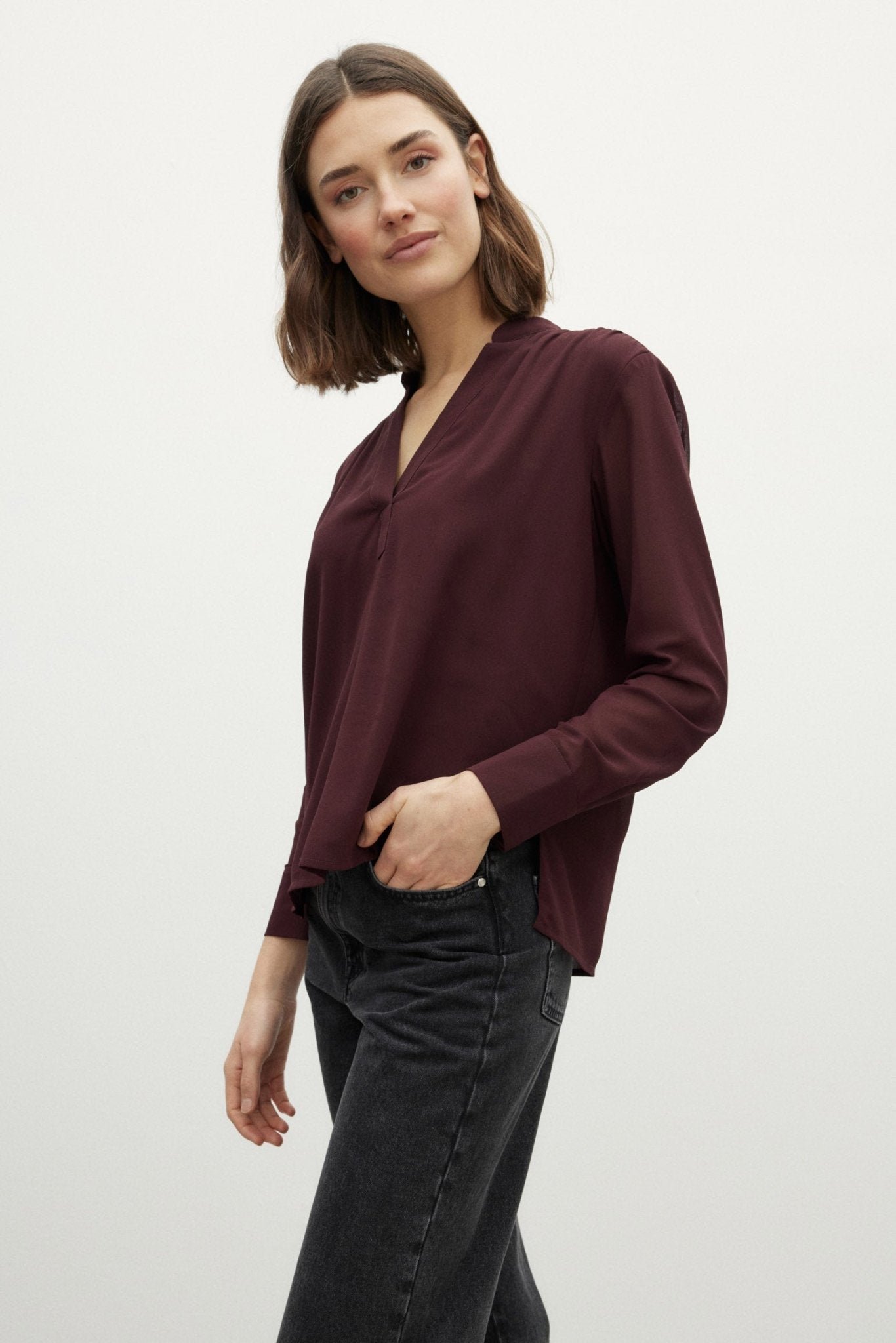 Blusa AVANI Burgundy - BIMANI