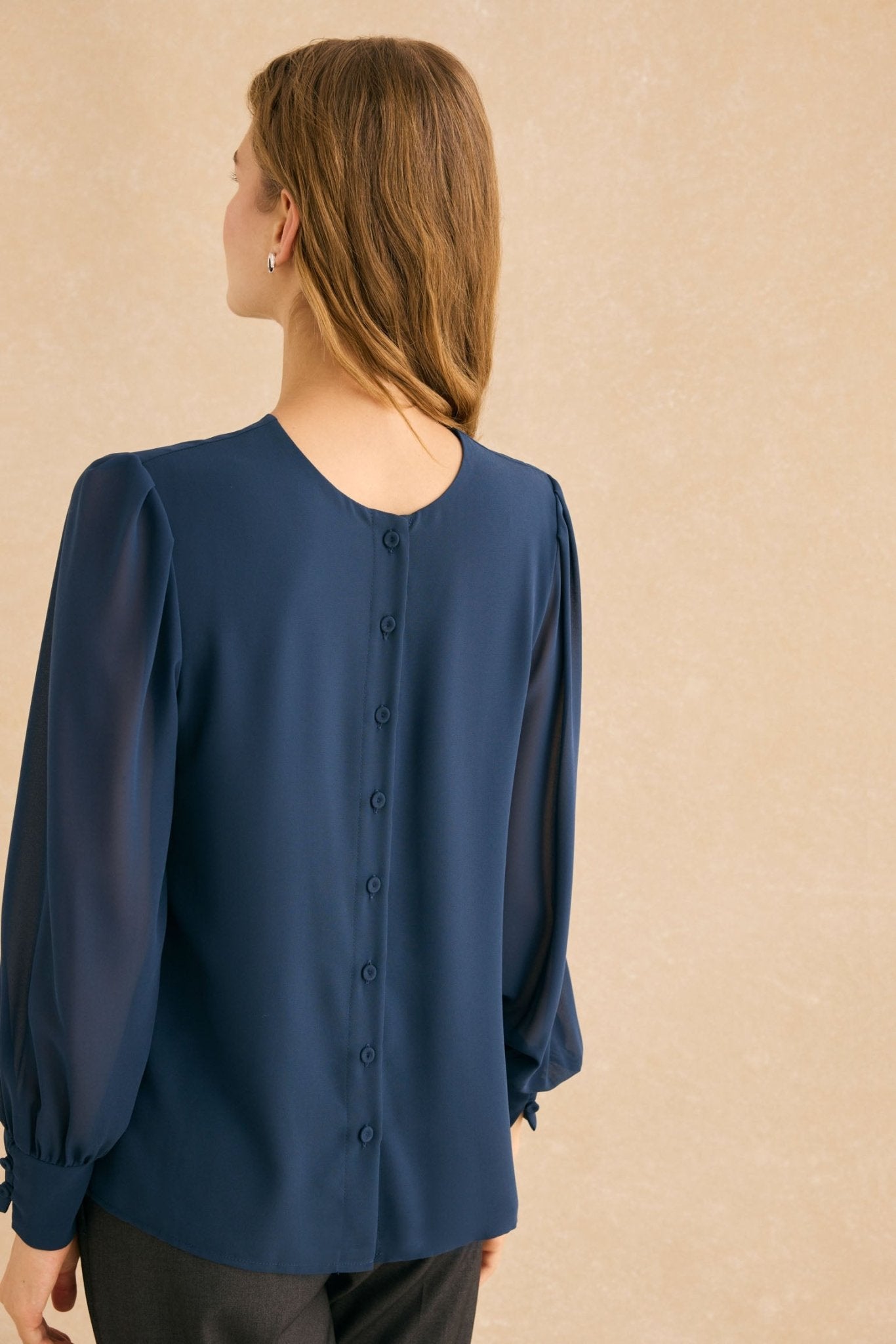 Blusa BALLESTA Azul Cantábrico - BIMANI