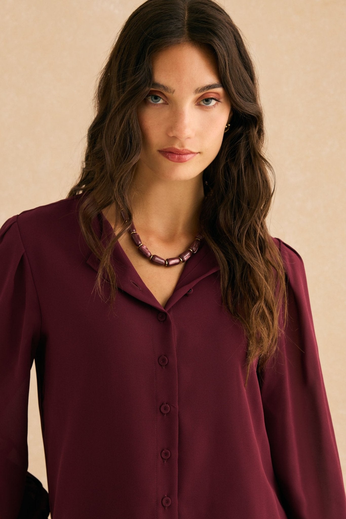 Blusa BALLESTA Burdeos Monastrell - BIMANI
