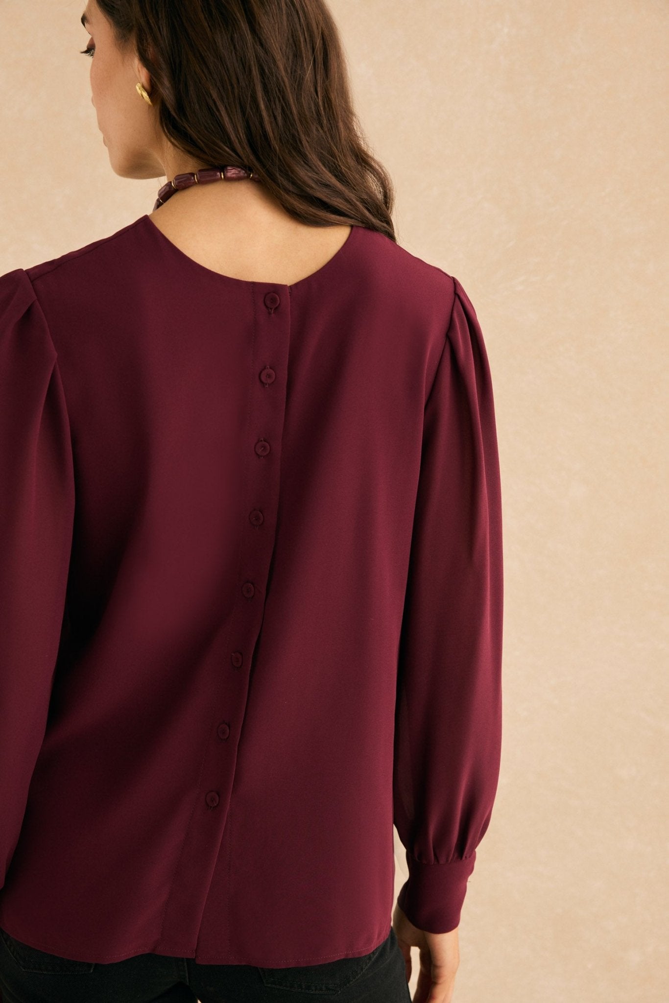 Blusa BALLESTA Burdeos Monastrell - BIMANI
