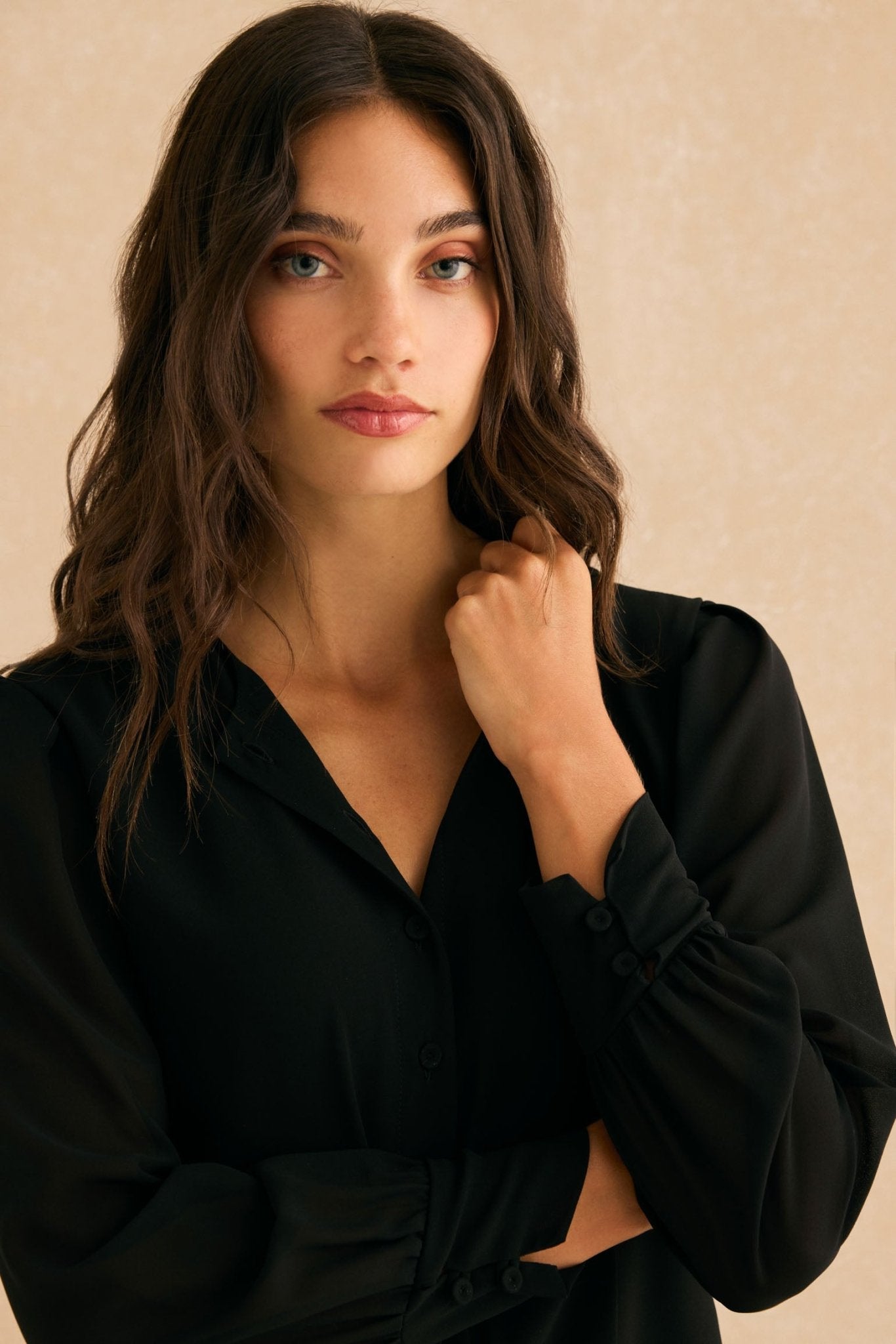 Blusa BALLESTA Negro Magnético - BIMANI