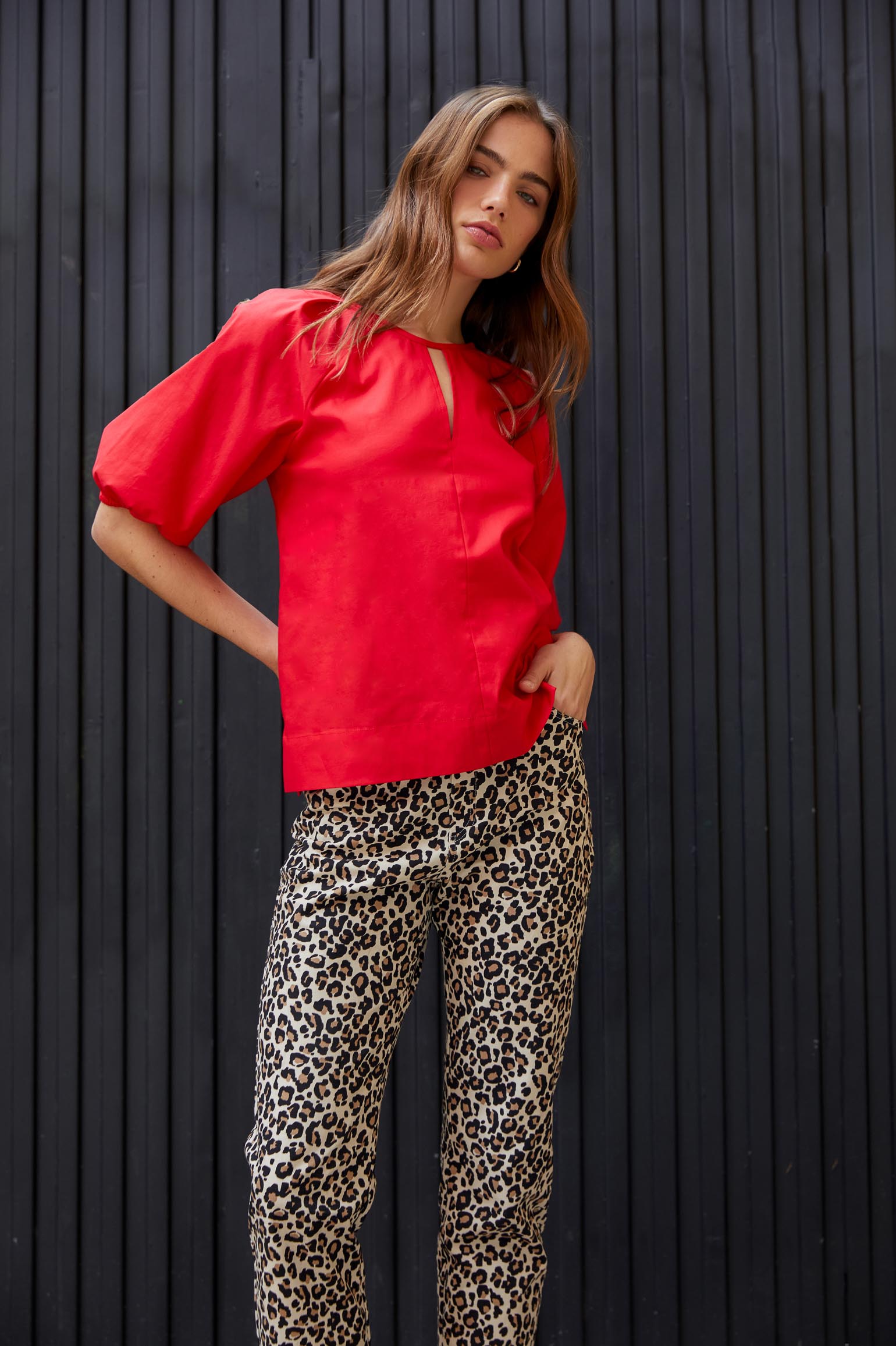Blusa BARCELONA Red - BIMANI