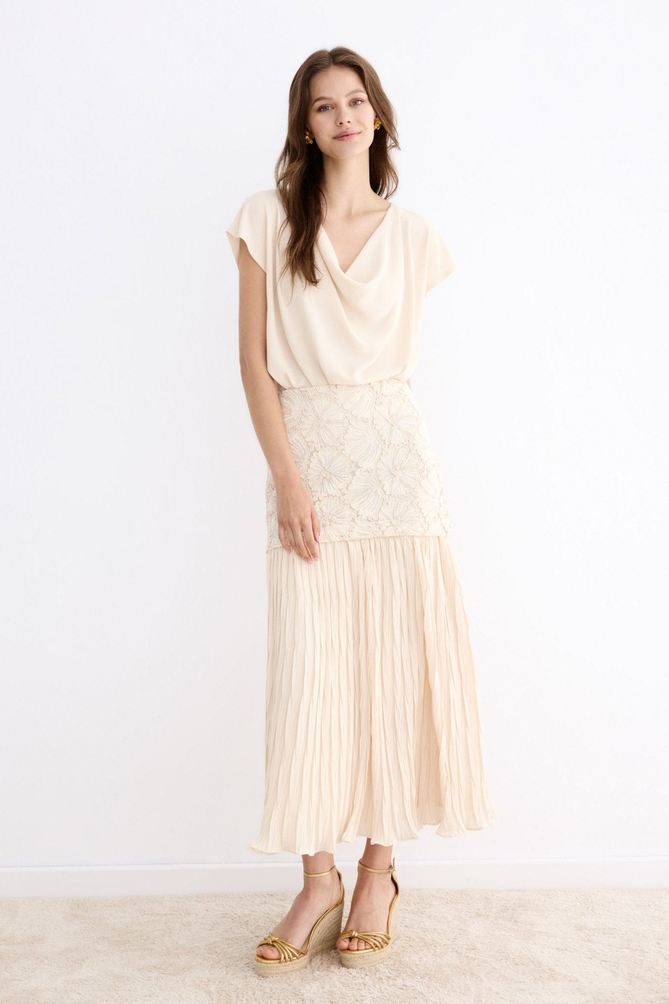 Blusa BAYAMO Beige - BIMANI