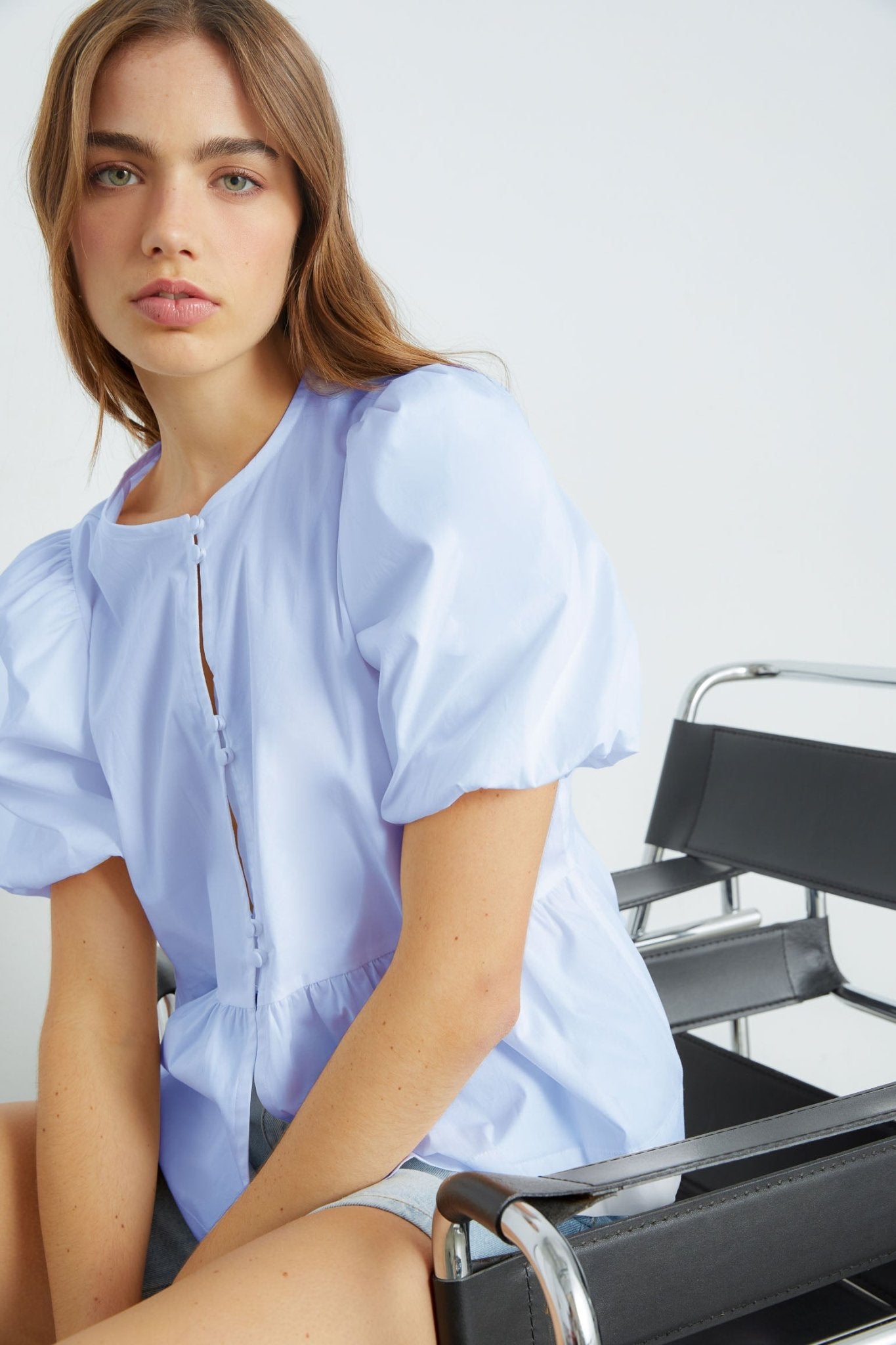 Blusa BERLÍN Light Blue - BIMANI