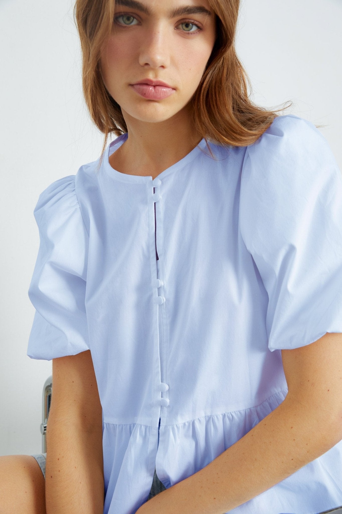 Blusa BERLÍN Light Blue - BIMANI