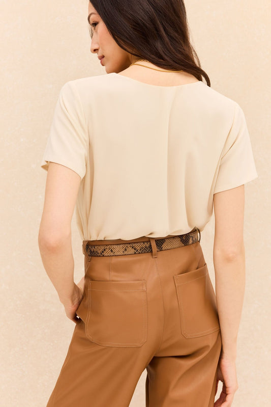 Blusa CALA Beige Caliza - BIMANI