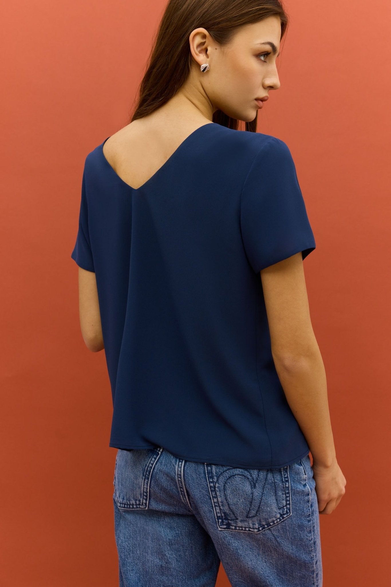 Blusa CALA Azul Cantábrico - BIMANI