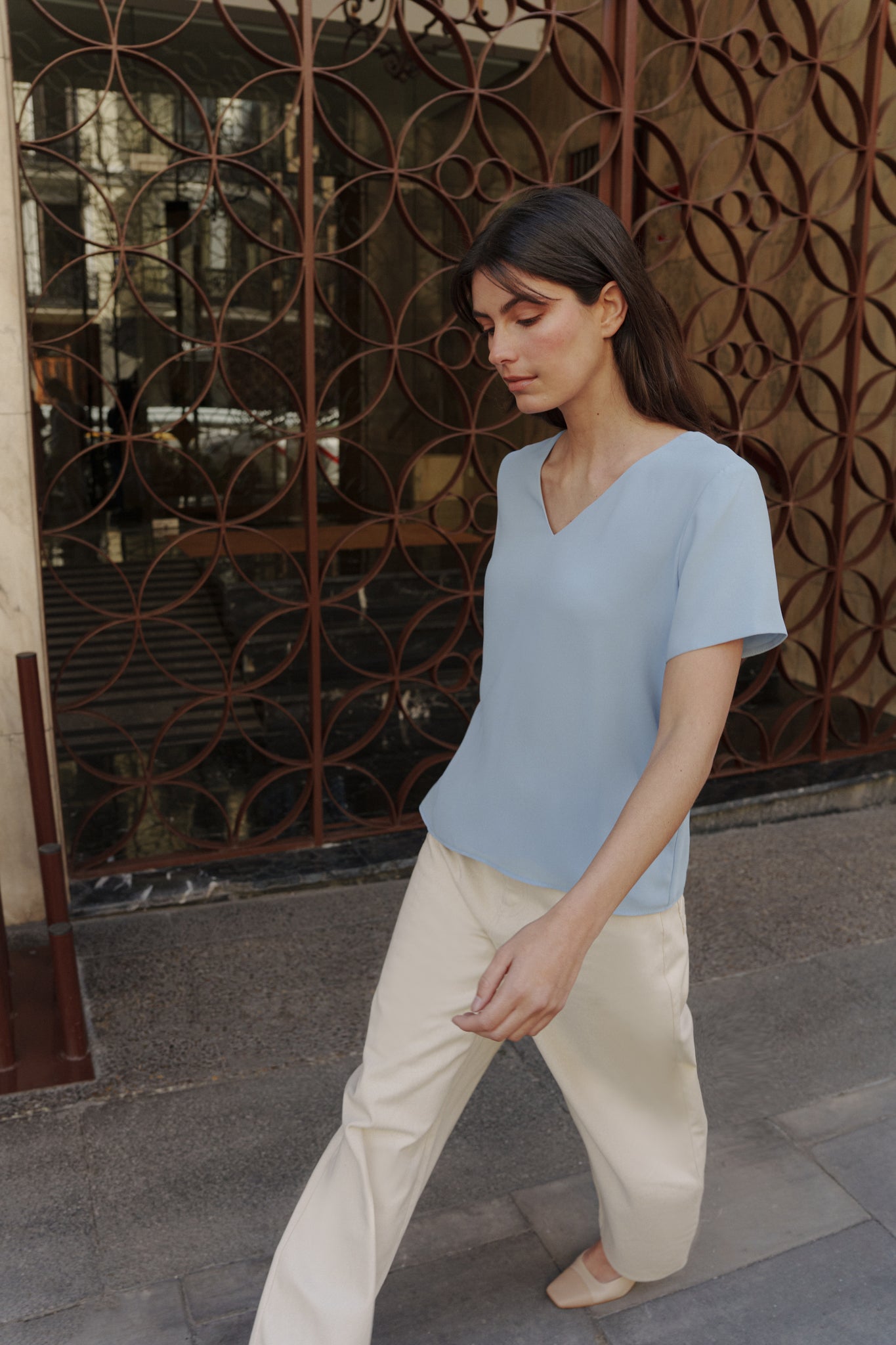 Blusa CALA Azul Bruma - BIMANI