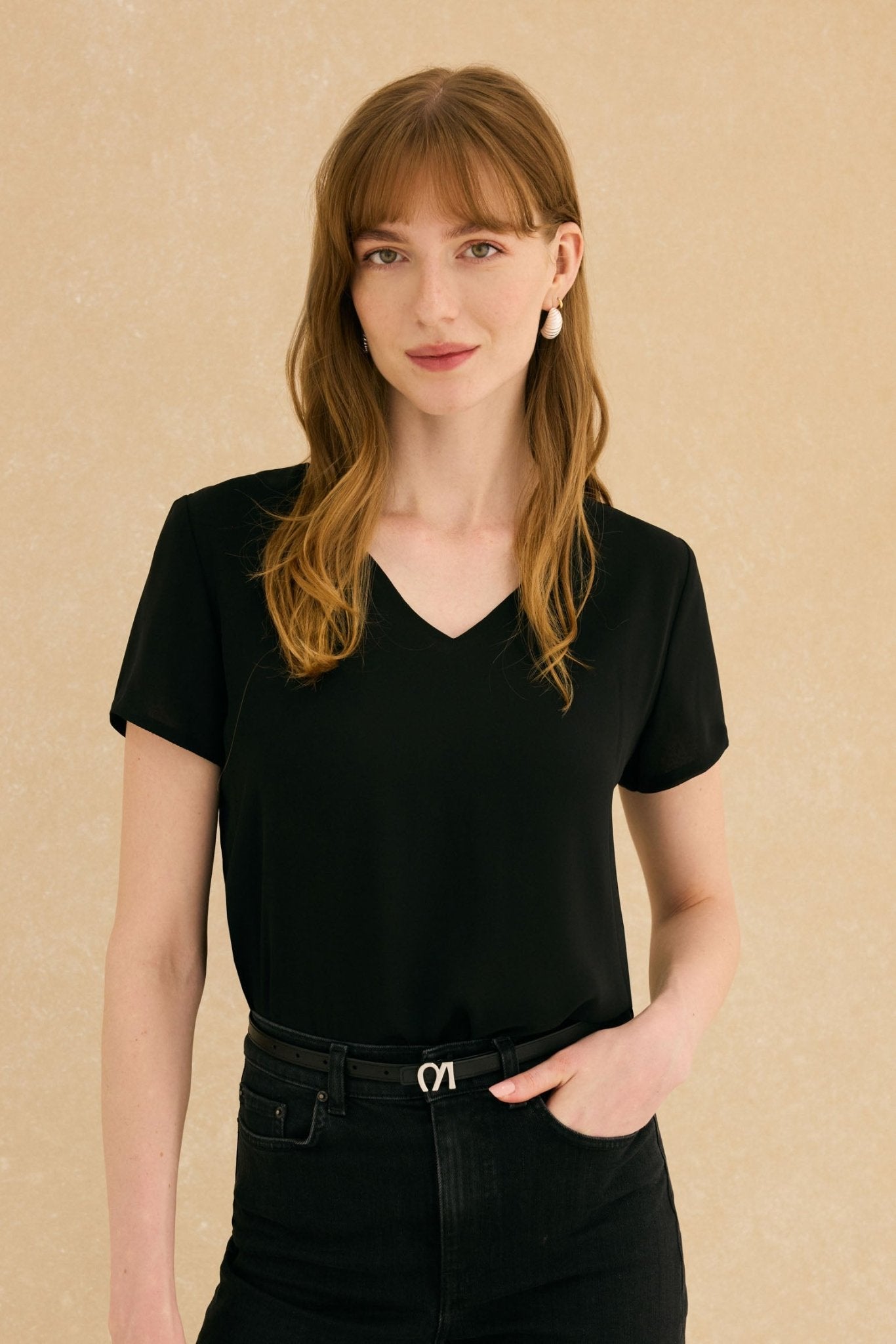 Blusa CALA Negro Magnético - BIMANI