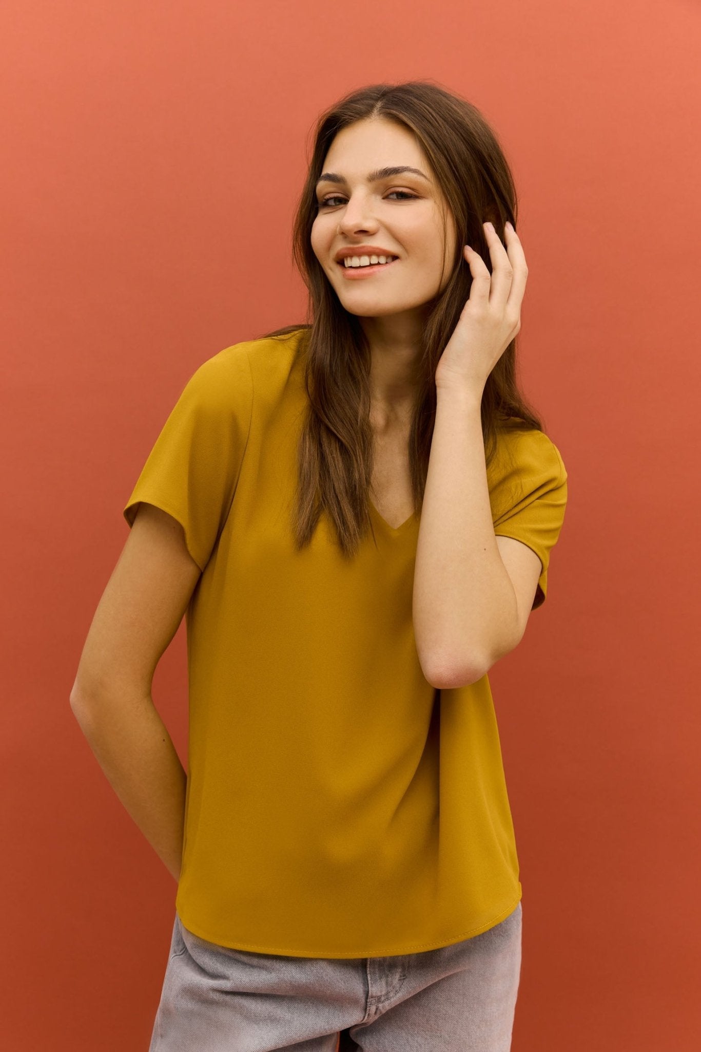 Blusa CALA Oliva Peridoto - BIMANI