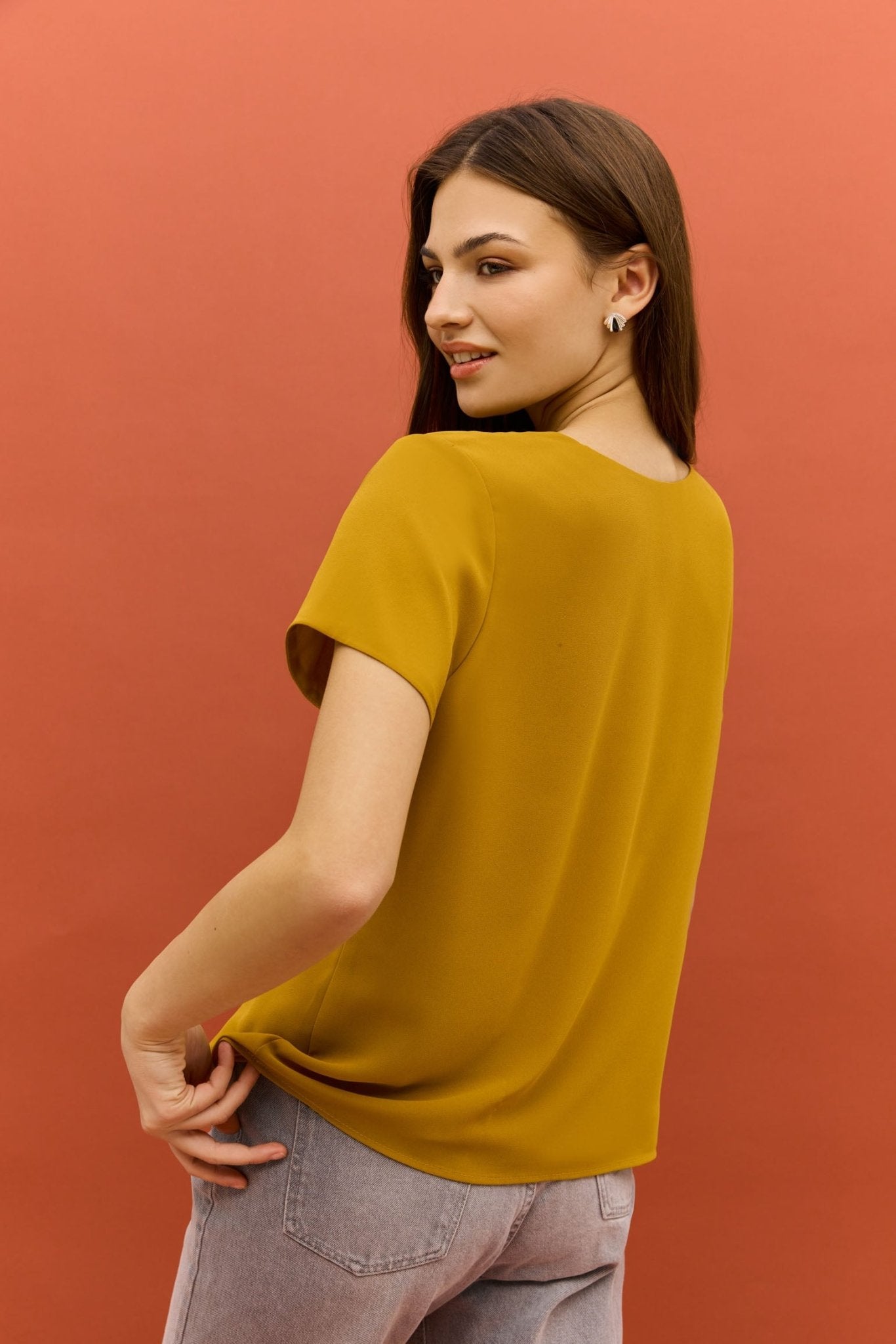 Blusa CALA Oliva Peridoto - BIMANI