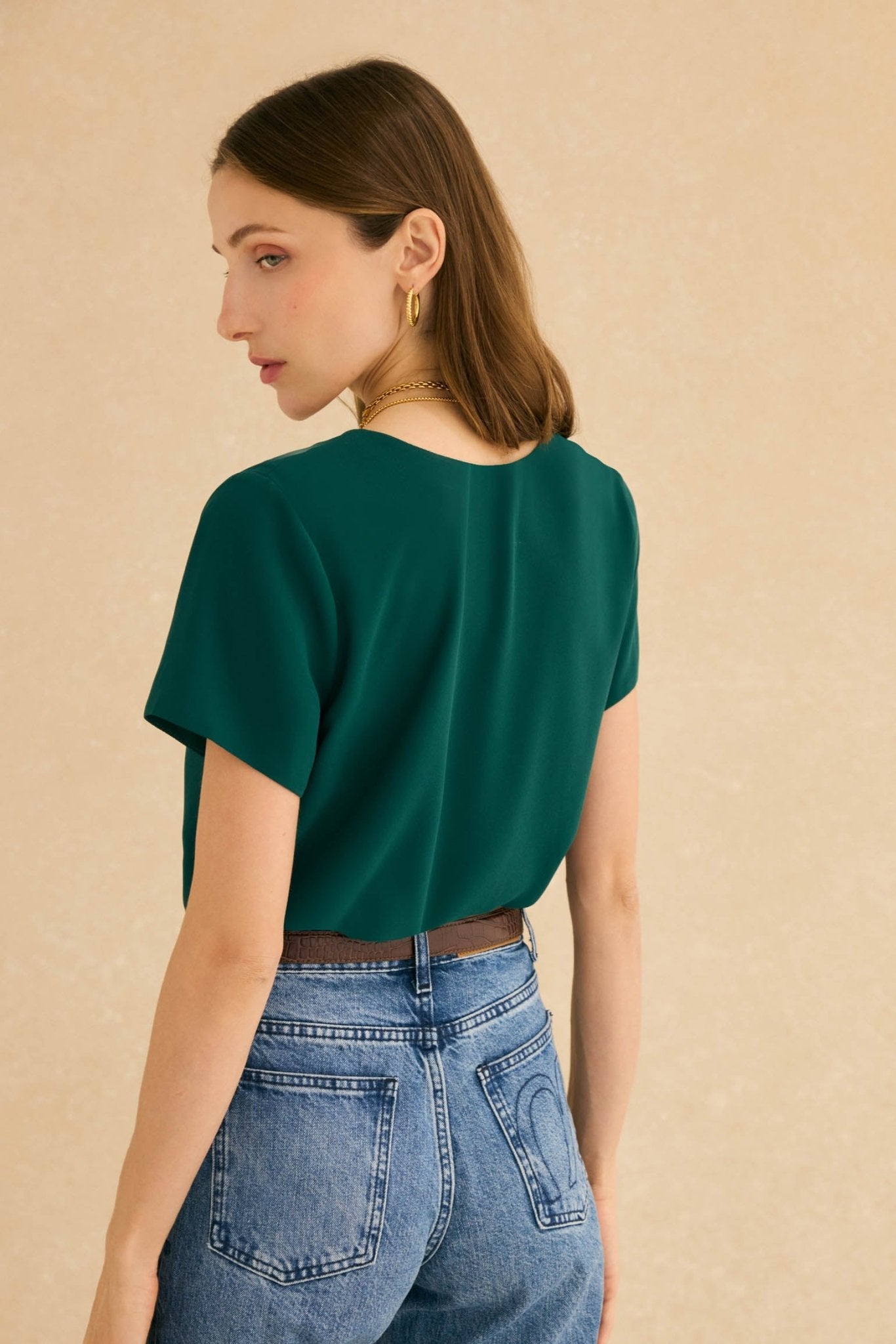 Blusa CALA Verde Hiedra - BIMANI