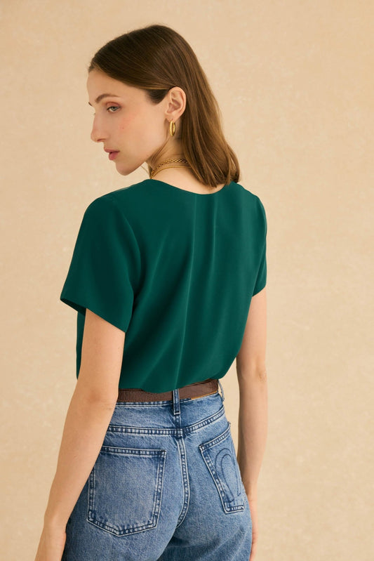Blusa CALA Verde Hiedra - BIMANI