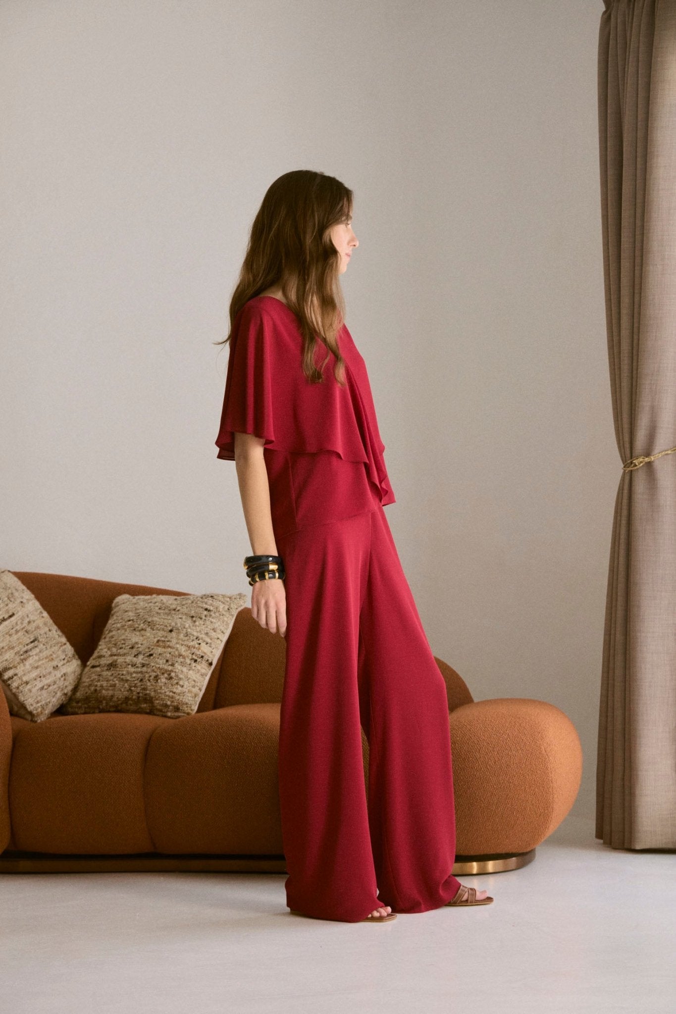 Blusa CENIA Granate Magma - BIMANI