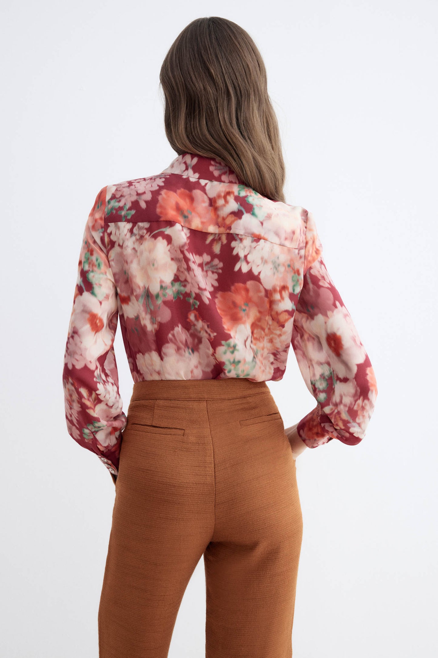 Blusa CHANTAL Print Rose - BIMANI