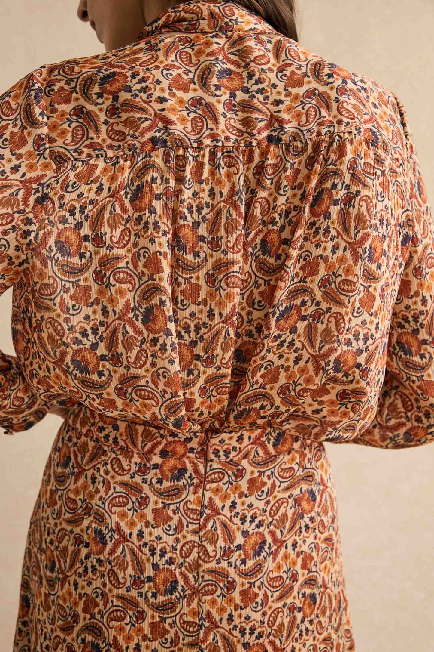 Blusa CHRISTINE Estampado Teja - BIMANI