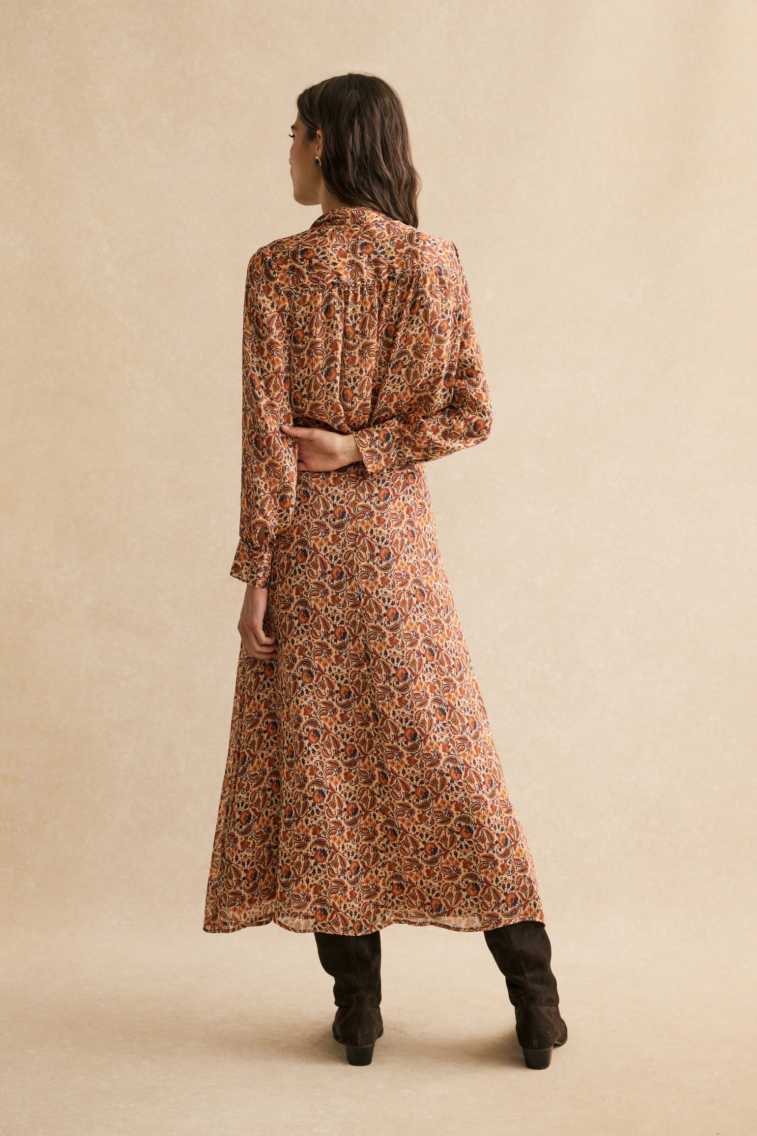 Blusa CHRISTINE Estampado Teja - BIMANI