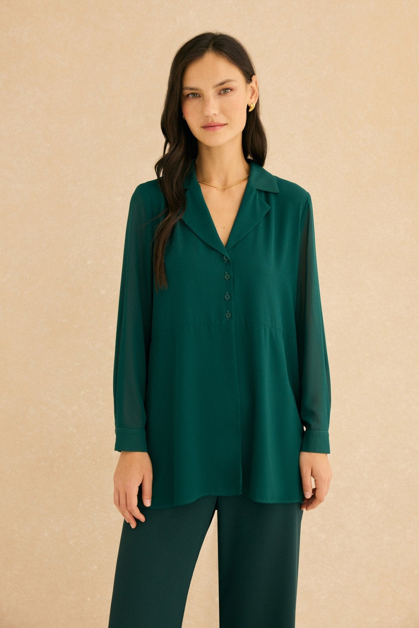 Blusa CINER Verde Hiedra - BIMANI