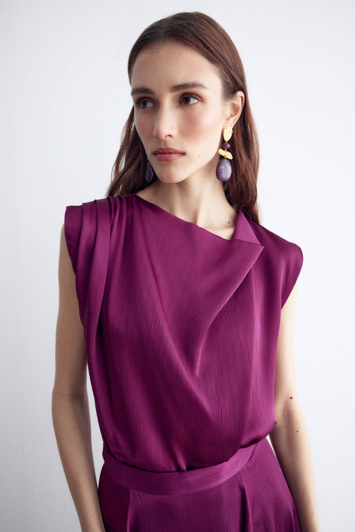 Blusa DARYA Grape - BIMANI