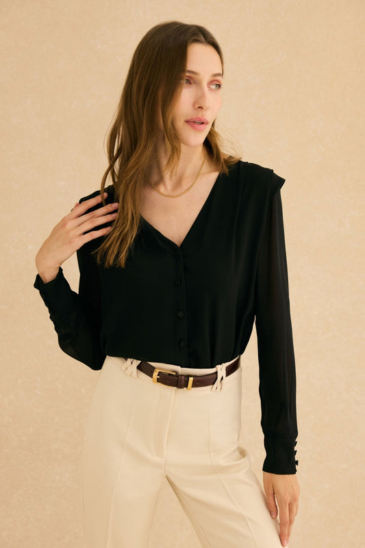 Blusa DENNIS Negro Magnético - BIMANI