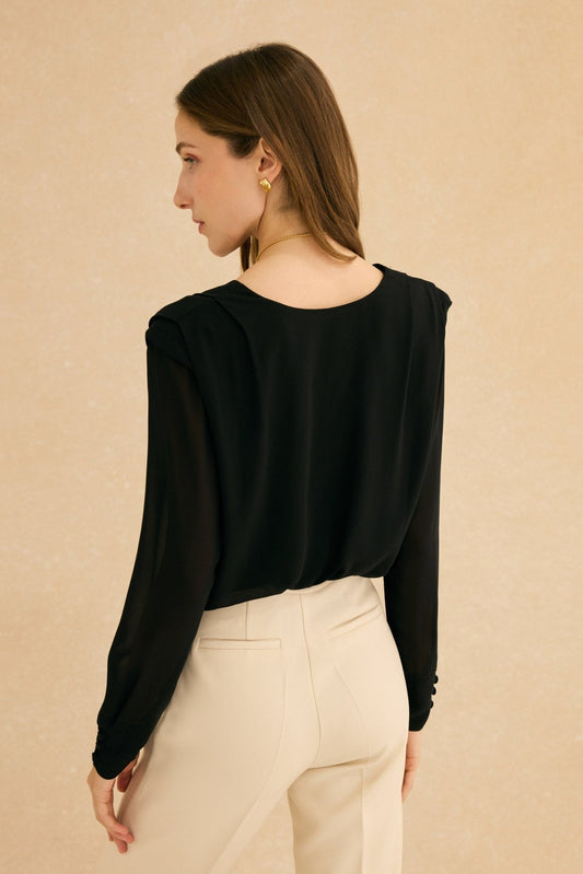 Blusa DENNIS Negro Magnético - BIMANI