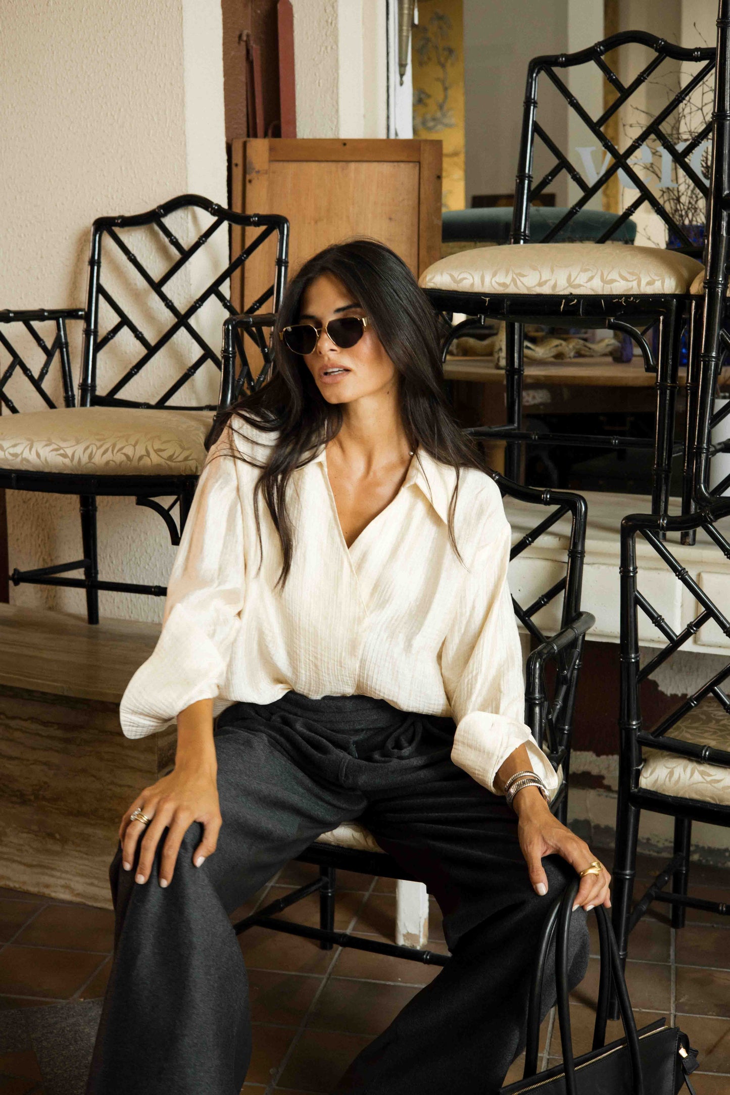 Blusa DEVON Crema