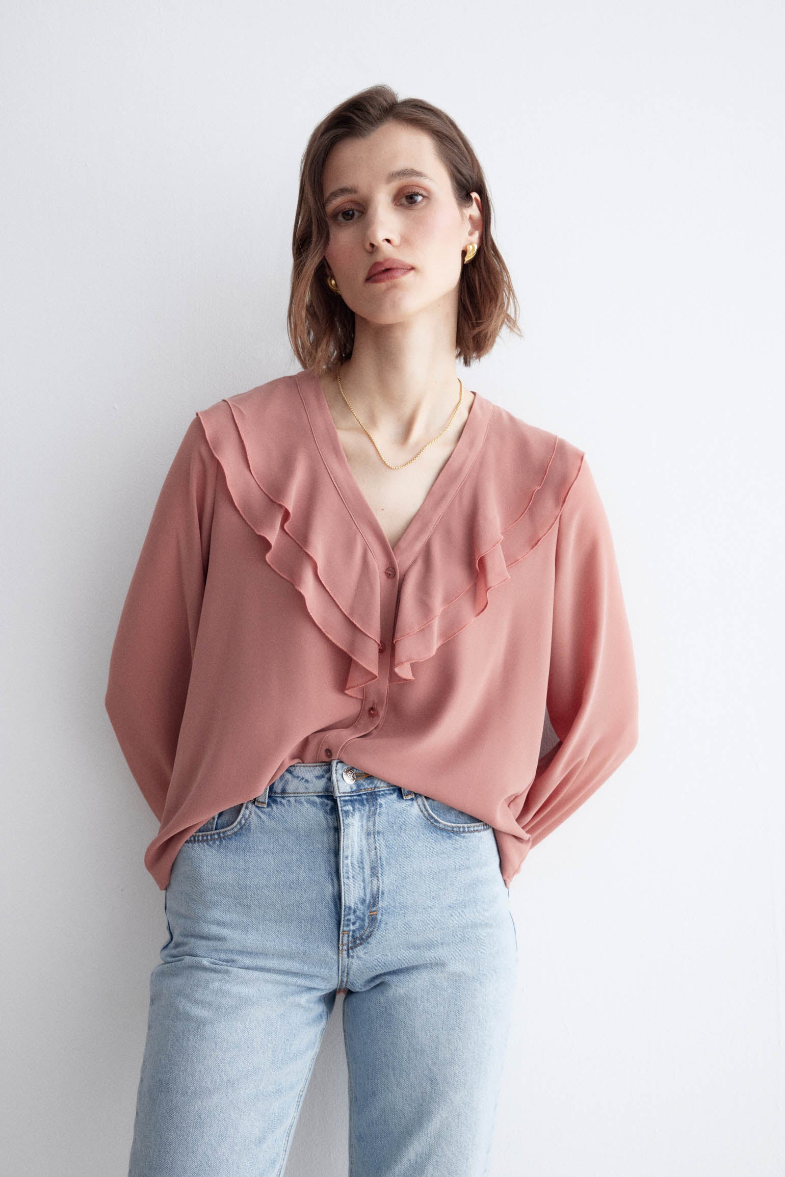 Blusa DORIA Nude - BIMANI