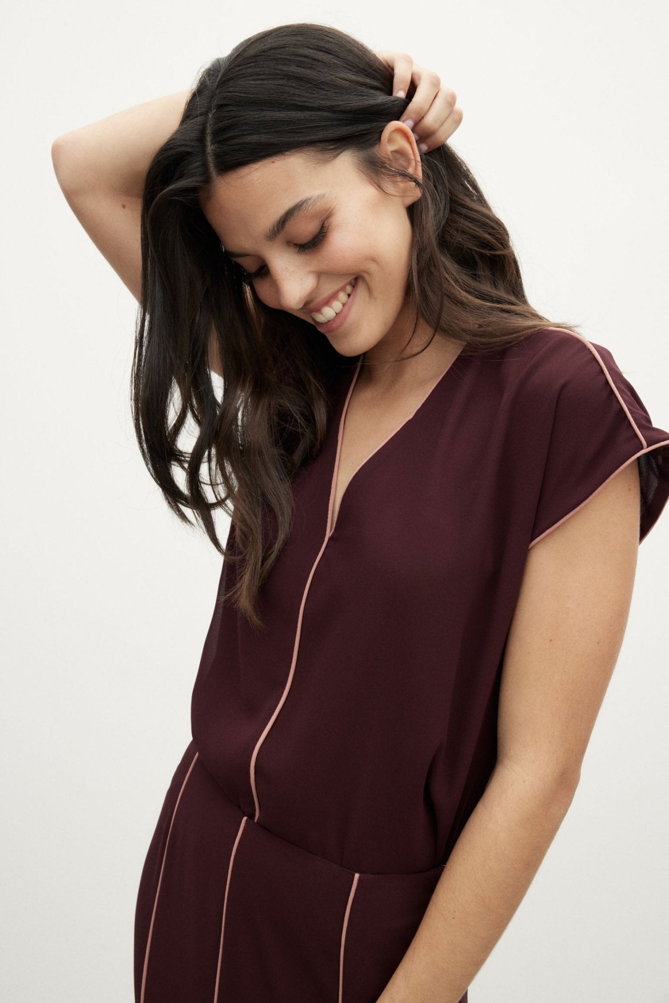 Blusa ELIANA Burgundy - BIMANI