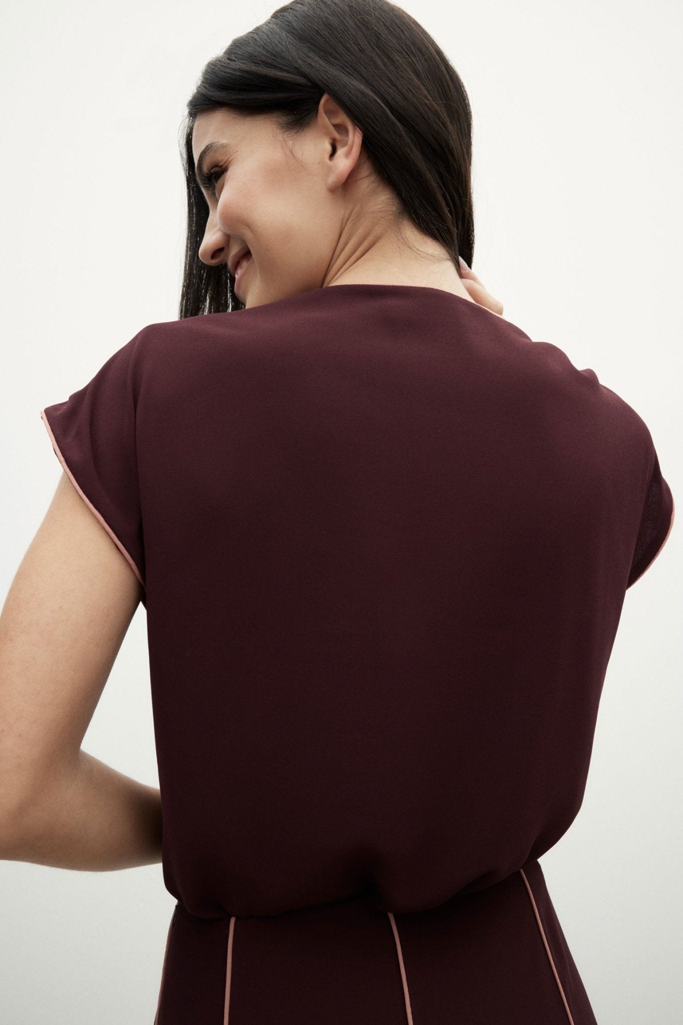 Blusa ELIANA Burgundy - BIMANI